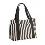 Simple Stripe Diagonal Canvas Tote Bags Single Shoulder Bag for sale