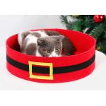 Christmas Decoration 3mm 35*10cm Wool Felt Pet Cave For Cat for sale