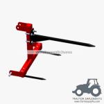 Tractor implements 3point bale spear tine for sale