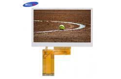 China Compact TFT LCD Display 4.3 Inch Touch Screen High Resolution supplier