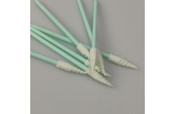 China Lint Free Mini Spiral Pointed Sponge Foam Tip Swab For Watch Cleaning supplier
