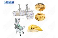 China Banana Chips Processing Machine Automatic Chips Making Machine Commercial Potato Chip Fryer supplier