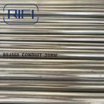 BS4568 25mm 32mm Threaded EMT Pipe Class 4 GI Conduit With 3.75 Meter Per Length for sale