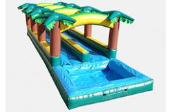 China Most funny and exciting summer popular inflatable pool slide supplier