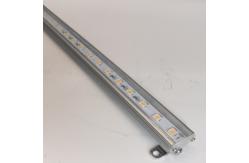 China Aluminium 24V Warm White LED Strip DMX512 1m RGB LED Strip 120leds/M supplier