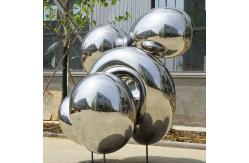 China 2M High Mirror Polished Stainless Steel Knot Sculpture in DIFC, UAE supplier