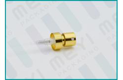 China 15/400 Gold Cosmetic Atomizer Mist Pump Spray For Perfume Bottle supplier