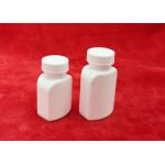 61mm Height White Supplement Bottle , Screw Cap Pill Bottle Storage Containers  for sale