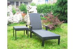 China Foldable Rattan Sun Lounger supplier