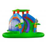 Aldult  Outdoor Rental Inflatable Large Water Slides With Bouncy for sale