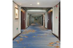 China Lobby Wall To Wall Woven Axminster Carpet PP Backing With Wool supplier