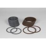 BRT Nylon Hydraulic Gasket Seal 45 X 60 X 3 Black  Hydraulic Rubber Seal for sale