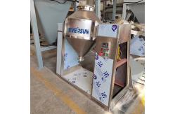 China High Efficiency Industry Blender SS Double Cone Mixer For Food Additives Granule supplier