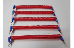China Custom OEM 120MM Coil Long Double Eyelets Red Coil Extension Tool Tethers supplier