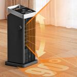 Customizable Portable Electric Fan Heater With Timer 1-4h Over Heating Falling Protection for sale
