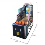 Commercial Foldable Arcade Basketball Machine Innovative 220V for sale
