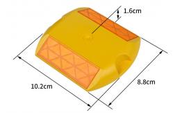 China Roadway Safety G105 Led Strobe Solar Square Plastic Road Stud For Highway supplier