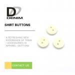 Portable White 2 Hole Plastic Button Waterproof For Garment Cufflinks for sale