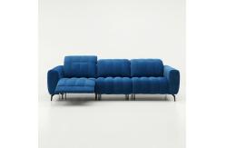 China Functional Modern Recliner Sofa With Independent Headrest And Footrest Adjustment supplier
