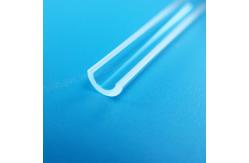 China High Purity Optical Quartz Rod Clear U Shaped For Fiber Combiner supplier