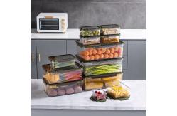 China Large Capacity Stackable Food Storage Containers 3500ml Rectangular Crisper supplier