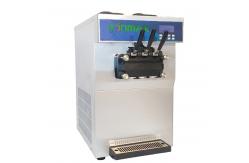 China Countertop Double Cylinder Softy Ice Cream Machine With Magnetic Air Pump supplier