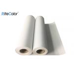 Wide Format Inkjet Printable Canvas , 260gsm Matte Polyester Canvas Fabric for sale