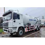 SHACMAN F3000 Special Trucks Vacuum Sewage Suction Truck 6x6 380HP Euro V White for sale