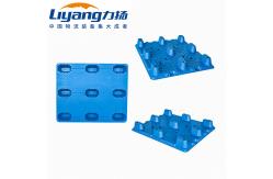 China 9 Feet Flat Surface Nestable Plastic Pallet Solid Top supplier