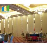 Hotel Folding Sliding Partition Wall System Banquet Acoustic Room Dividers For Restaurant for sale