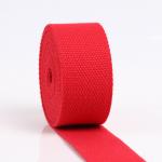 Red Brown Polyester Cotton Ribbon Tape For Bags And Suitcases Handle