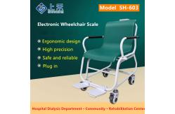 China Portable Medical Weighing Wheelchair Scale with Printer supplier