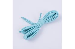 China Polyester Shoestring Shoelaces 1cm Width Colored Shoestrings supplier