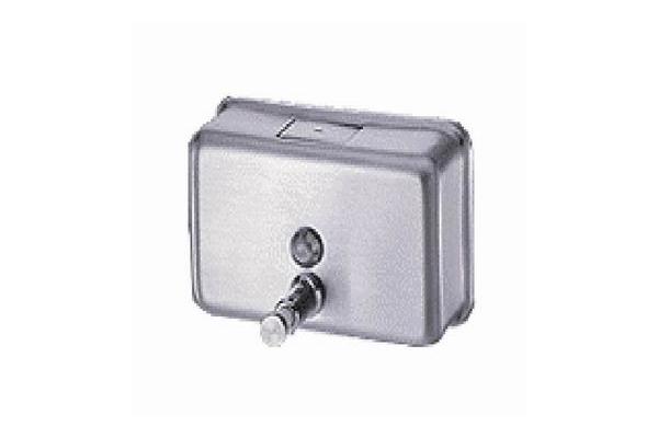 Surface Mounted Manual Hand Soap Dispenser , Stainless Steel Wall Soap Dispenser