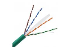 China Network Communication UTP Cat6 Cable 100% Solid copper with LSZH Jacket supplier