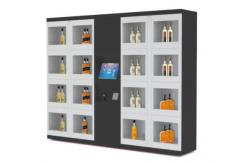 China Modern Designed Steel Vending Lockers , Waterproof White Automation Locker supplier