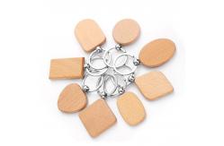 China Personalized Wooden Keychains With Name Customized Round Sublimation Keyring supplier