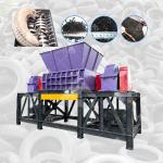 Twin Shaft Tyre Shredding Machine Two Shaft Tire Recycling Shredder for sale