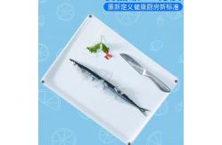 China poly square Knife Both Sides Plastic Chopping Board supplier