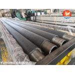 HFW Solid Plain Finned Tube , ASTM A335 P22 Alloy Steel Seamless Pipe For Boiler for sale
