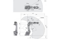 China BX100L Kawasaki Waterproof Robotic Arm OEM Use  For Fitting，Handling，Welding supplier