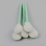 Electronics Circular Head Disposable Cleanroom Foam Swabs for sale