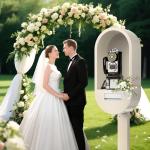 White-Phone-Booth-with-Audio-Guestbook-Phone