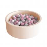 75*30cm Foam Ball Pit Pink Machine Washable Cover Foam Ball Pond for sale