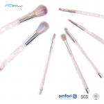 Plastic 7pcs OEM Poly Bag Luxury Makeup Brush Set for sale