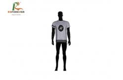 China Classic White Custom Printed T Shirts Full Sublimation 100% Polyester Fabric supplier