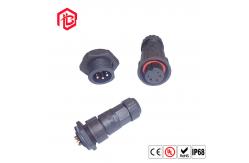 China LED Lighting 2 3 4 5 Pin K19 IP67 Waterproof Connector supplier