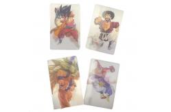 China Custom 2 Images Flip Funny Lenticular 3d Picture Business Card Lenticular 3D Card supplier