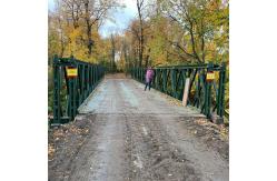 China Single Row/Double Row Temporary Modular truss bridge Steel Bailey Bridge supplier
