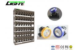 China Durable LED Miners Cap Lamp 96 Charger Rack / StationWith Detachable Module supplier